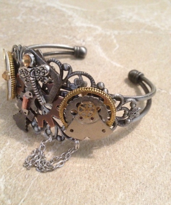 Steampunk Cuff Bracelet
