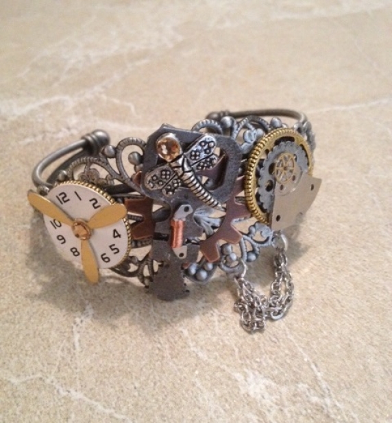 Steampunk Cuff Bracelet