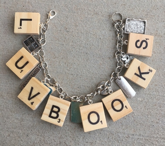Book Lover Charm Bracelet