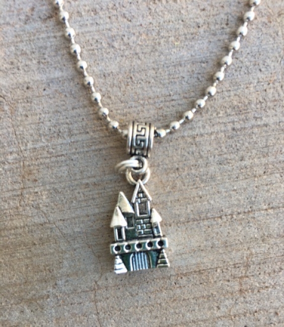 Hogwarts School Crest Scrabble Tile Charm Necklace