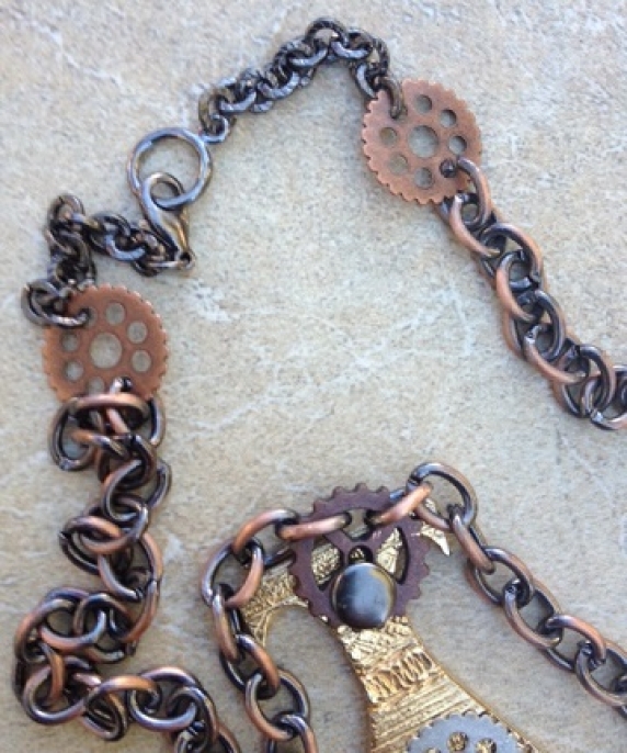 Steampunk Tie Necklace