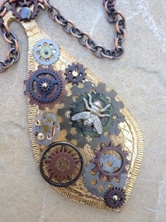 Steampunk Tie Necklace