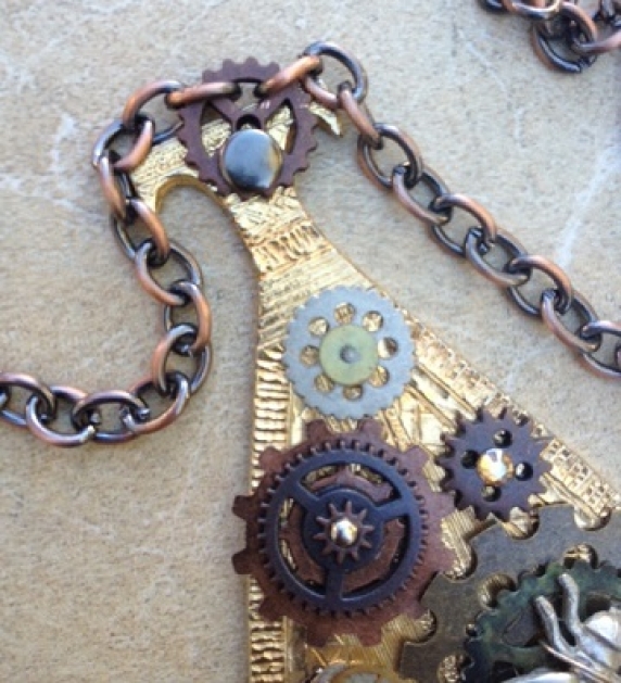 Steampunk Tie Necklace