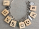 Book Lover Charm Bracelet