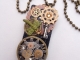 Steampunk Altered Domino Tile Necklace