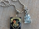 Hogwarts School Crest Scrabble Tile Charm Necklace