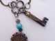 Steampunk Skeleton Key Necklace