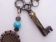 Steampunk Skeleton Key Necklace
