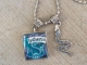 Slytherin House Crest Harry Potter Scrabble Tile Necklace