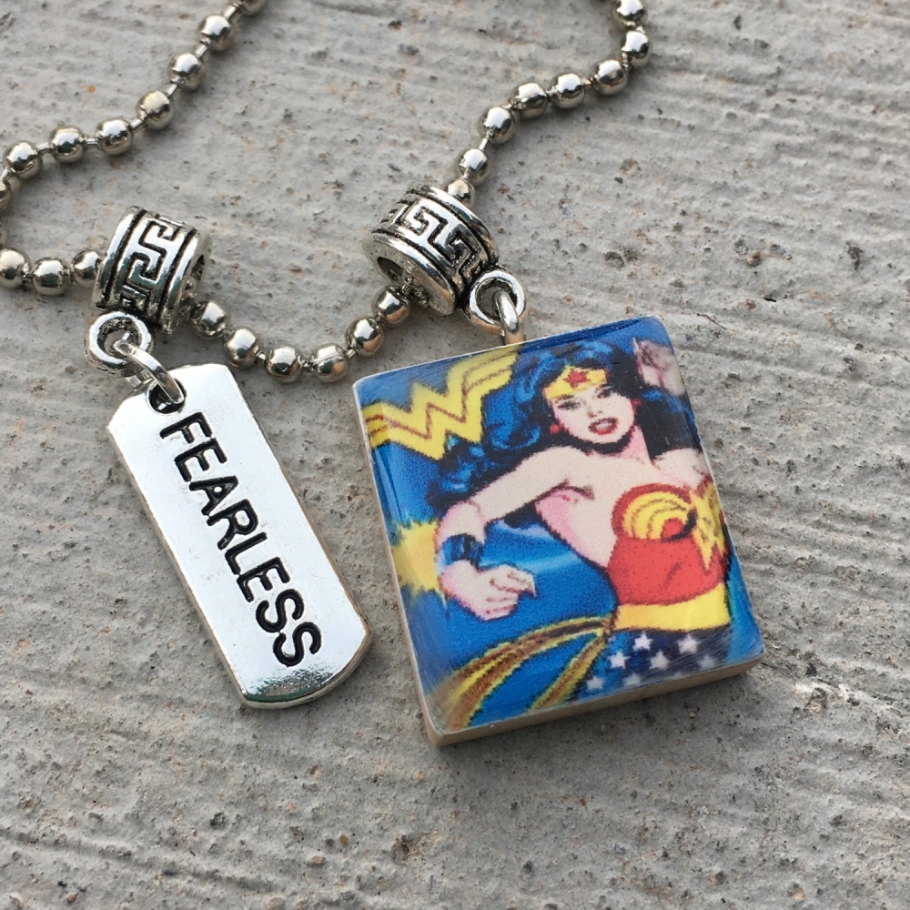 Wonder Woman Charm Necklace IslandGirlz Designs