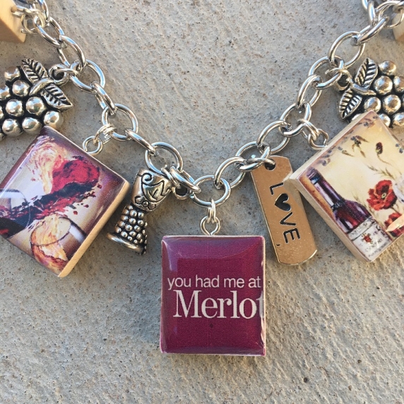 Wine Lover Charm Bracelet