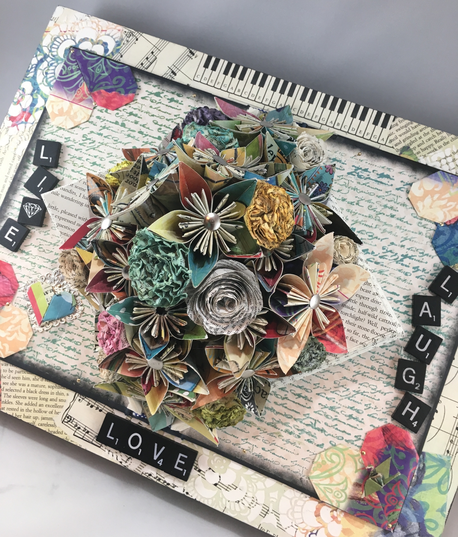 Altered Book Lover: Making paste papers: a tutorial